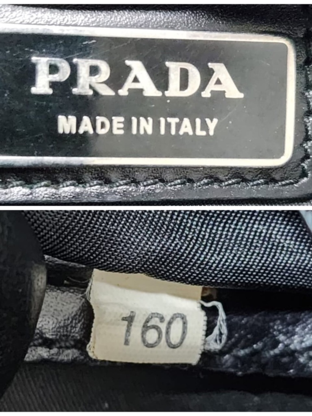 Authentic PRADA Nylon Vela Small Flat Messenger Bag Black - Picture 3 of 13